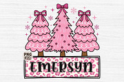 Personalized Christmas Tree Png, a Seasonal Illustration by Libby Wishes (Thumbnail 1 of 3)