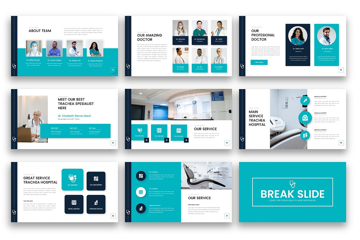 Trachea-Medical PowerPoint Template, a Design Template by kreatifreya (Photo 3 of 5)