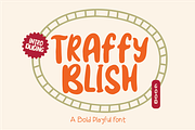 Traffyblish - Bold Playful Font, a Handwritten Font by Berdansabersama (Thumbnail 1 of 8)