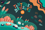 Soft Grit & Chalk Procreate Brushes, a Brush Add-On by Moon House Shop (Thumbnail 1 of 5)