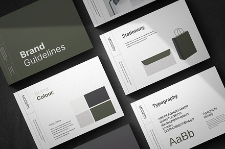 Modern Brand Guidelines, a Marketing Template by evgenystudio