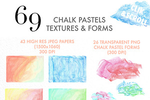 Pastel Textures Backgrounds & Forms