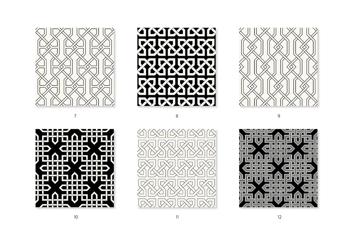 Celtic Seamless Patterns, a Pattern Graphic by Curly_Pat (Photo 4 of 11)