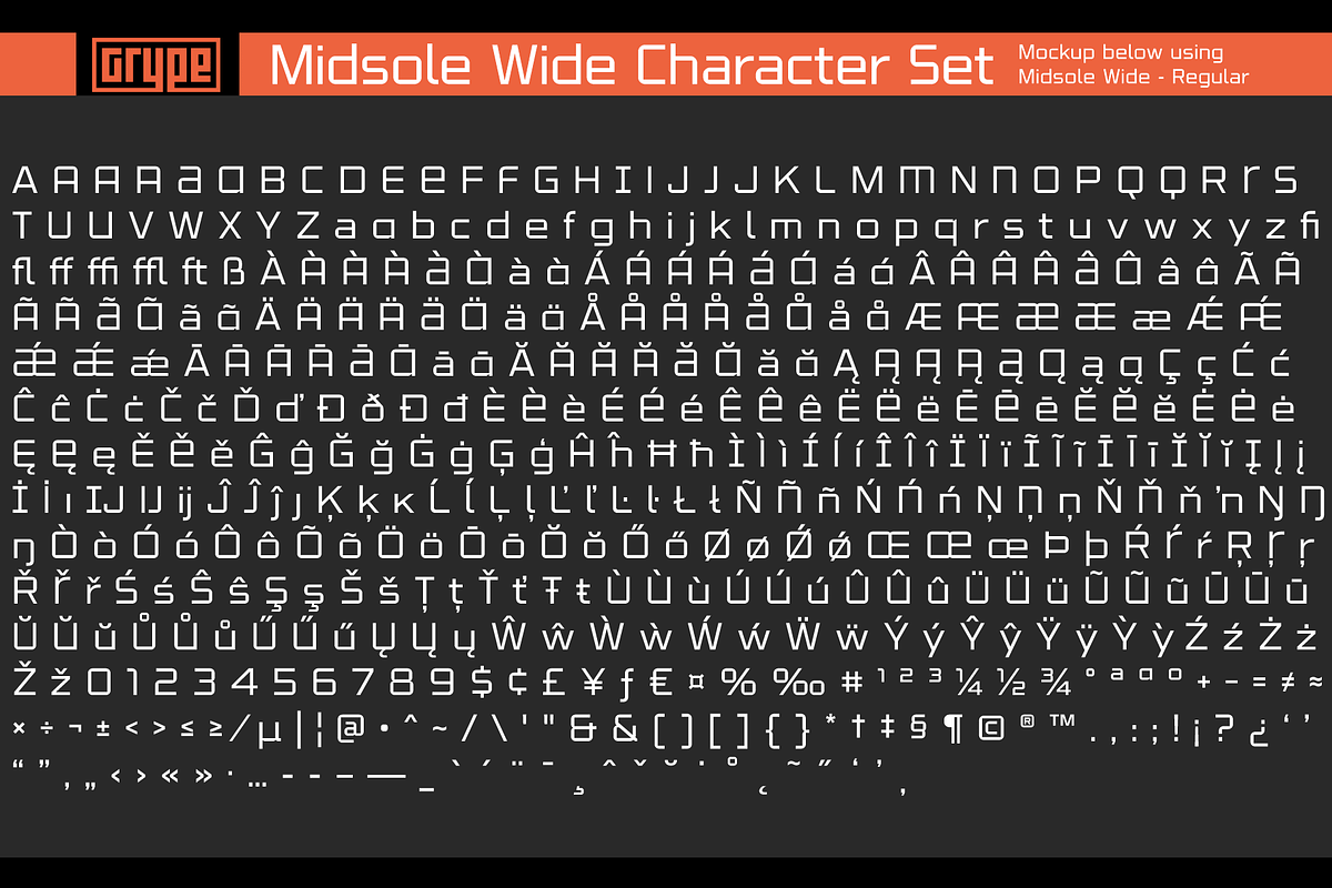 Midsole, a Sans Serif Font by GRYPE (Photo 10 of 10)
