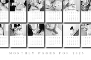 2025 CALENDAR CANVA TEMPLATE, a Stationery Template by The Little Lily Studio (Thumbnail 3 of 5)