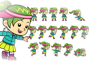 Dance Girl Game Sprites