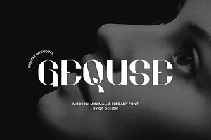 Gequse - Elegant & Minimal Font