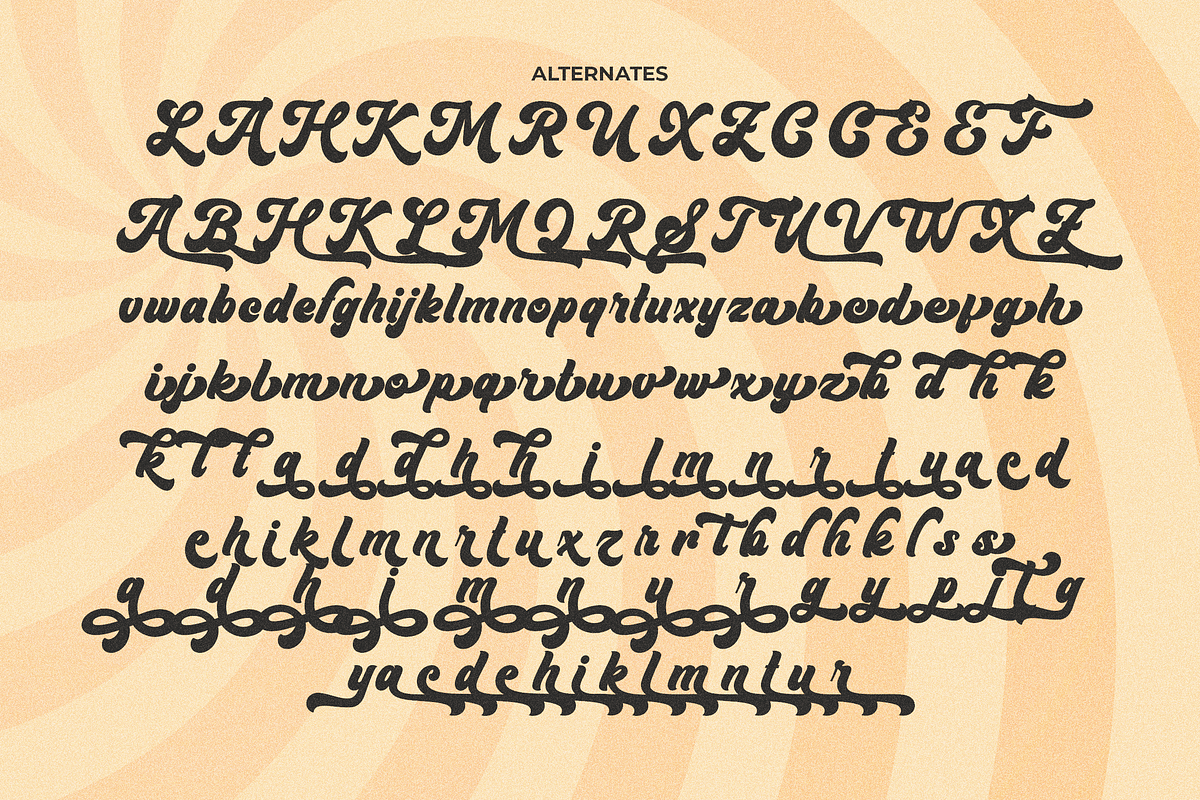 Fradle Script - Retro Bold Fonts, a Script Font by Namara Creative Studio (Photo 9 of 13)