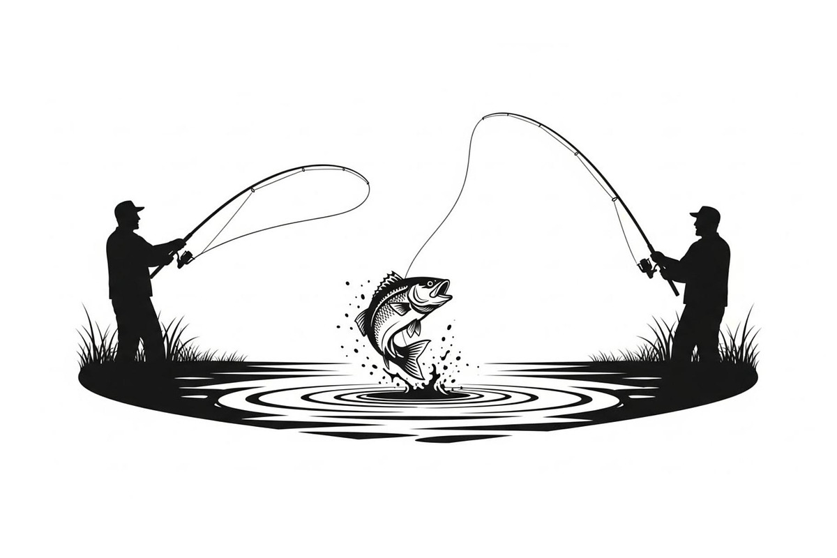 Fishing Silhouette Vector Bundle, an Illustration by hafijul (Photo 36 of 51)