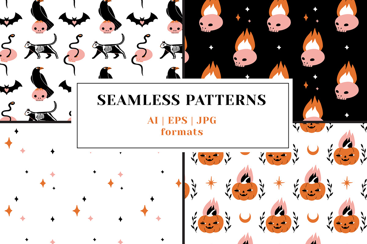 AUTUMN MAGIC vector pattern, element, a Decorative Illustration by Lena Nikolaeva (Photo 6 of 11)