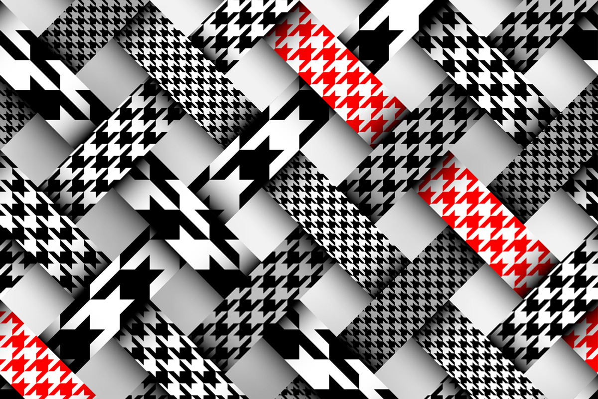 Seamless hound's-tooth patterns, a Pattern Graphic by tkdesign (Photo 3 of 7)