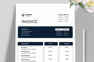 Invoice Design Template Layout