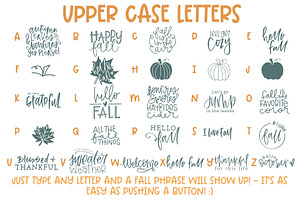 Fall Phrases Symbol Font Volume 2