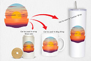 Rising Sun Clipart, a Graphic by Artnoy (Thumbnail 4 of 5)