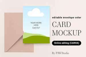 Card Mockup 5x7 Online Edit 8e Canva