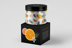 Citrus Watercolor Graphics Set