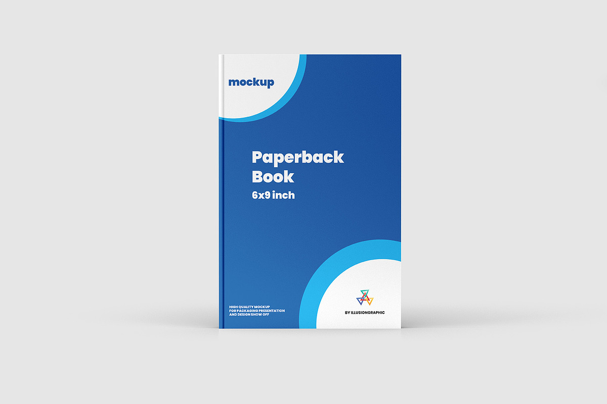 Paperback Book Mockup - 6x9 inch, a Books & Magazine Mockup by Illusiongraphic (Photo 12 of 19)
