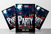 Halloween Party Flyers Bundle, a Flyer Template by AfzaalGraphics (Thumbnail 17 of 19)