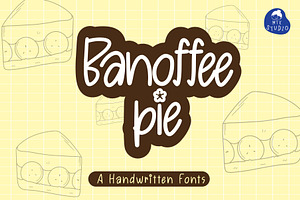 BanoffeePie - Cute Handwritten Font