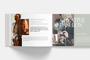 NAMIRA FASHION A4 LANDSCAPE TEMPLATE