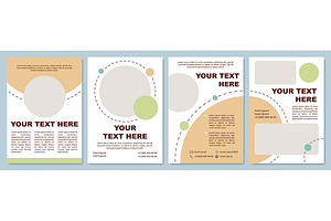 Sand Colored Brochure Template