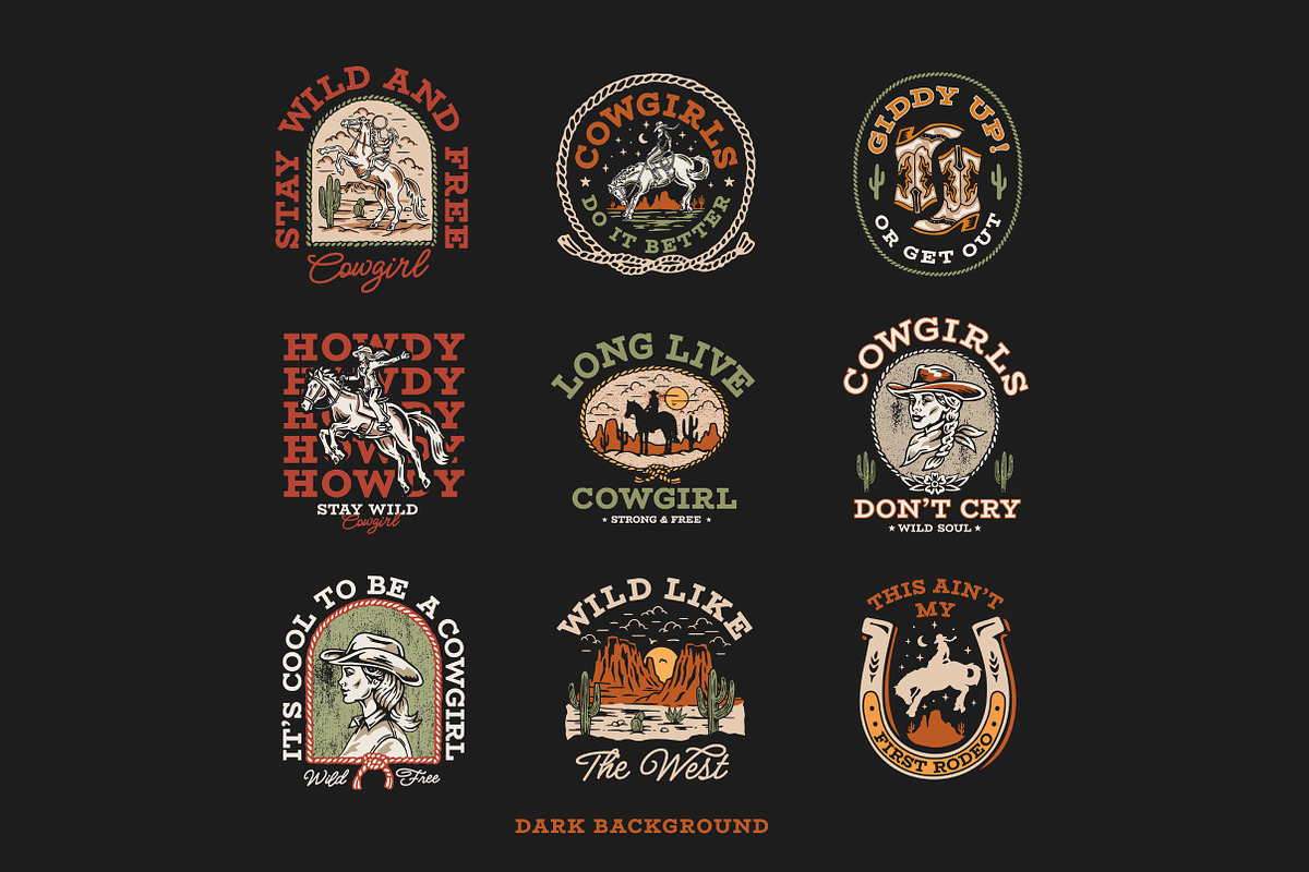 Cowgirl Design Collection, a Branding & Logo Template by cd-design.co (Photo 2 of 9)