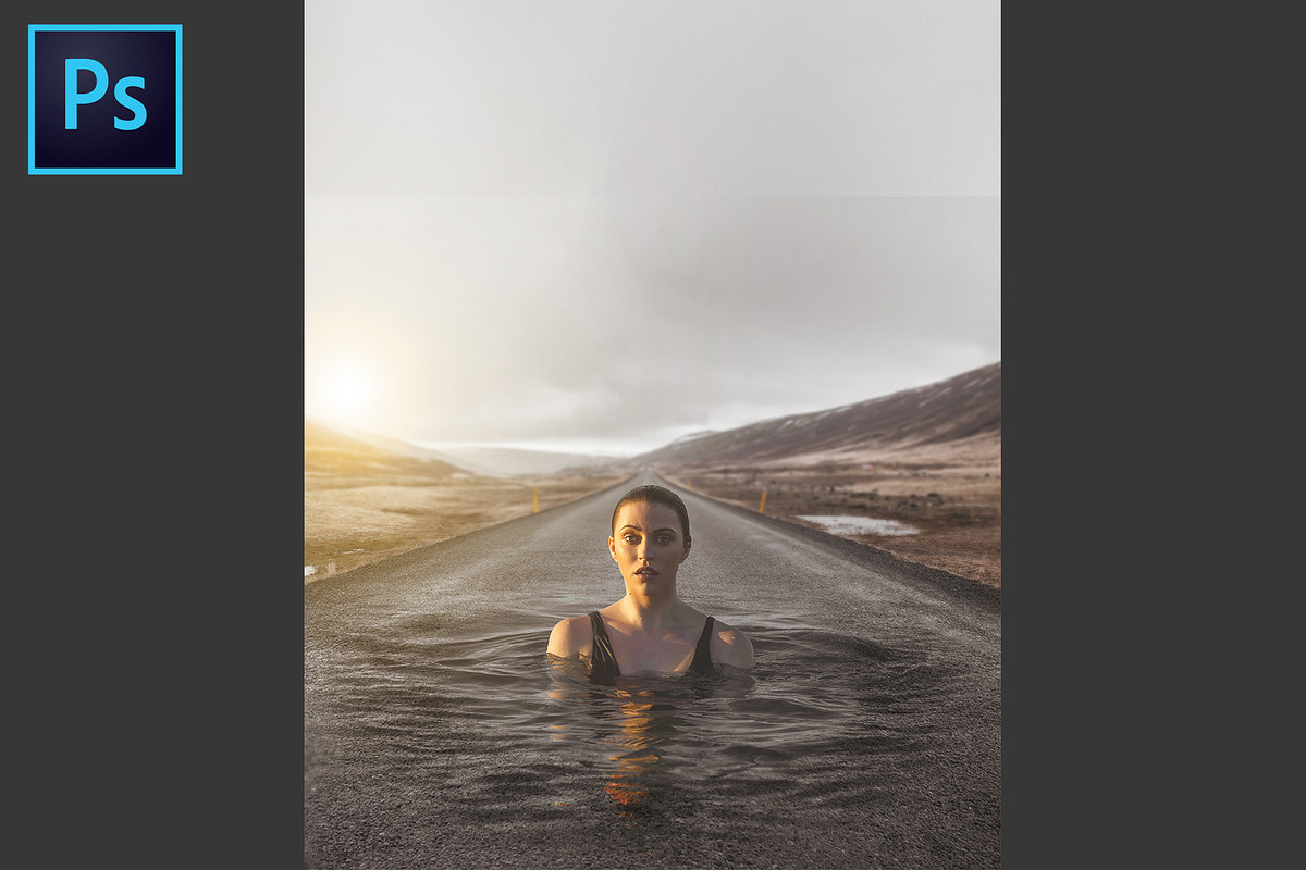 Swimmer In The Road / PSD, an Illustration by RankedDesigns (Photo 1 of 2)