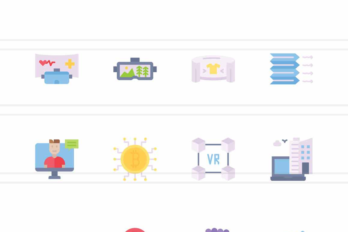 25 Virtual Reality & Metaverse Flat, an Icon by IconBunny (Photo 2 of 2)