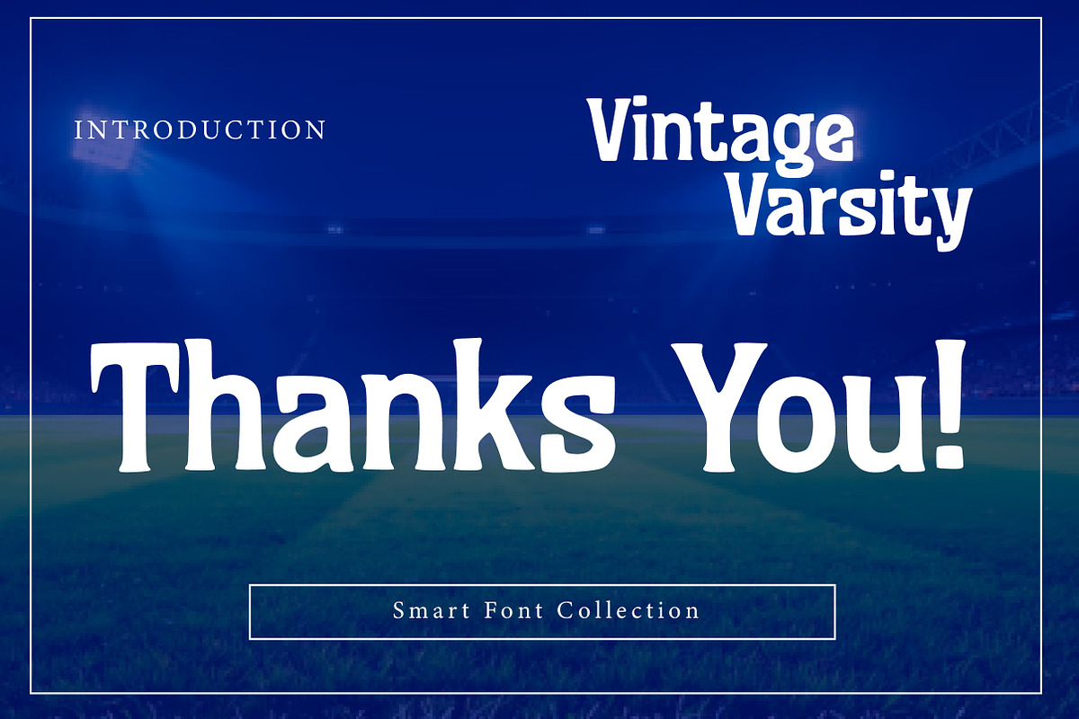 Vintage Varsity, a Slab Serif Font by Wow Magic (Photo 3 of 3)