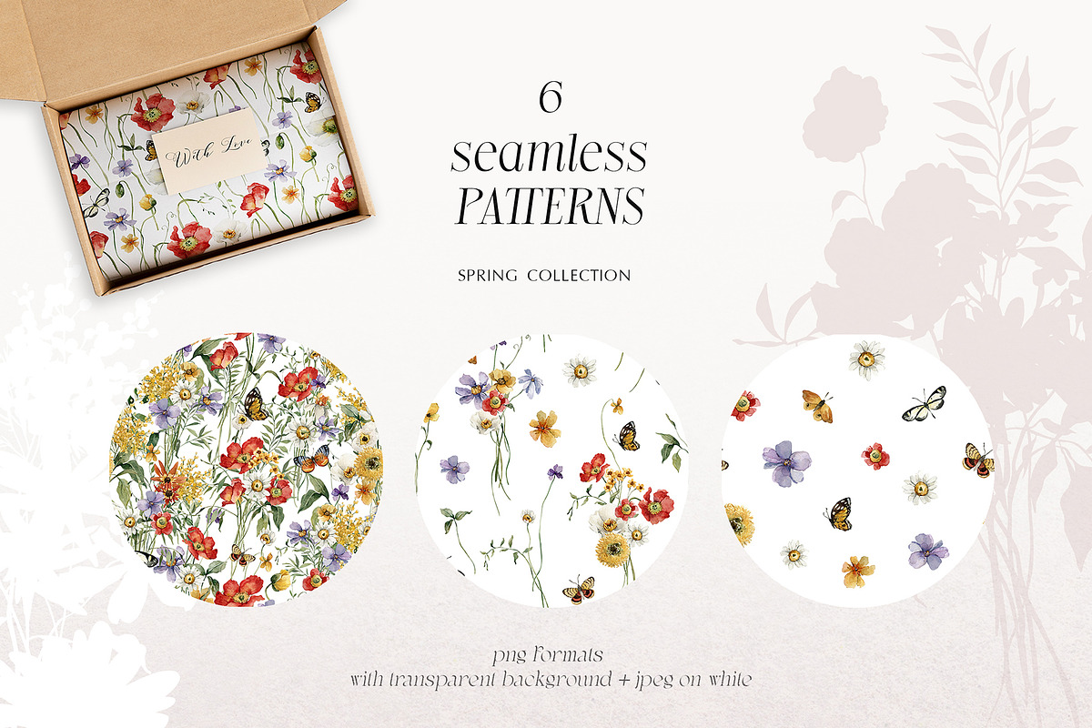 BLOOMING wildflowers of spring, a Seasonal Illustration by AleksaArt (Photo 9 of 13)