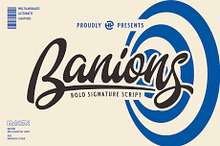 Banions | Bold Signature Script