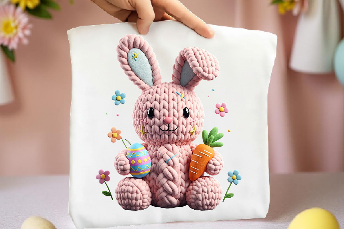 Easter Crochet PNG, an Illustration by DreamArtGraphic (Photo 3 of 4)