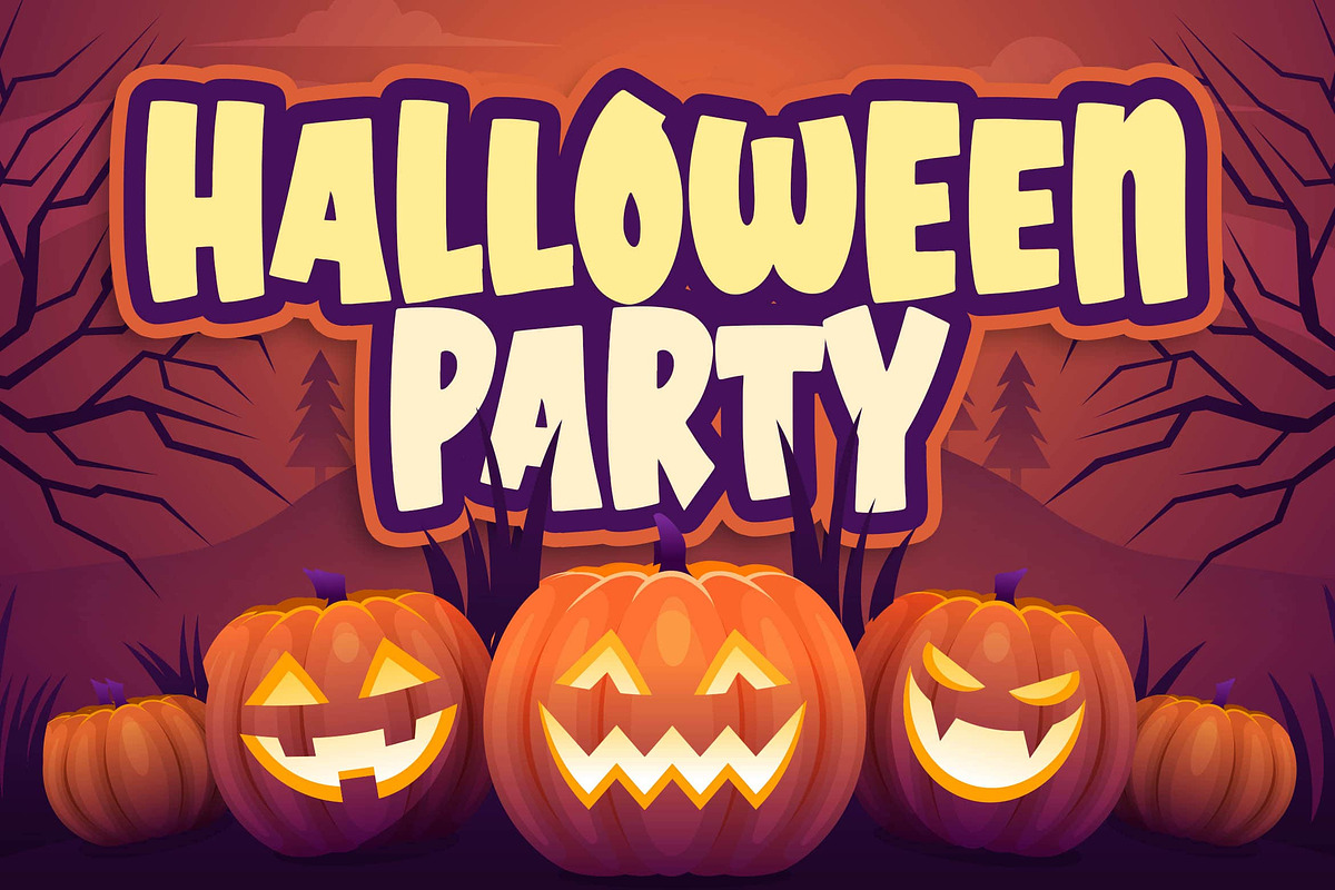 Spooky Cartoon a Playful Scary Font, a Font by Blankids Studio (Photo 2 of 7)