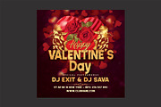 Valentines Day Flyer, a Flyer Template by DSGraphicDesign (Thumbnail 1 of 2)