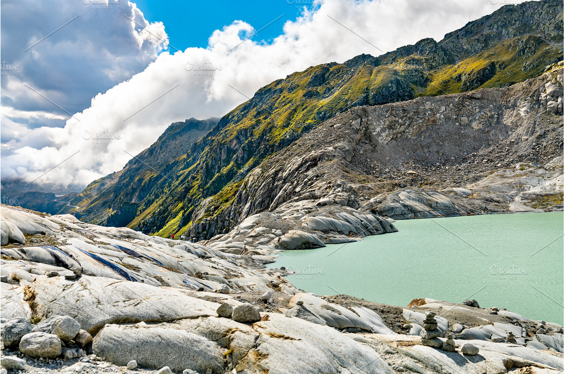 The Rhone Glacier, the source of the, a Nature Photo by Leonid Andronov