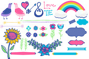 In Bloom: Vector Pack, an Object Graphic by Elvenmade Studio (Thumbnail 2 of 2)