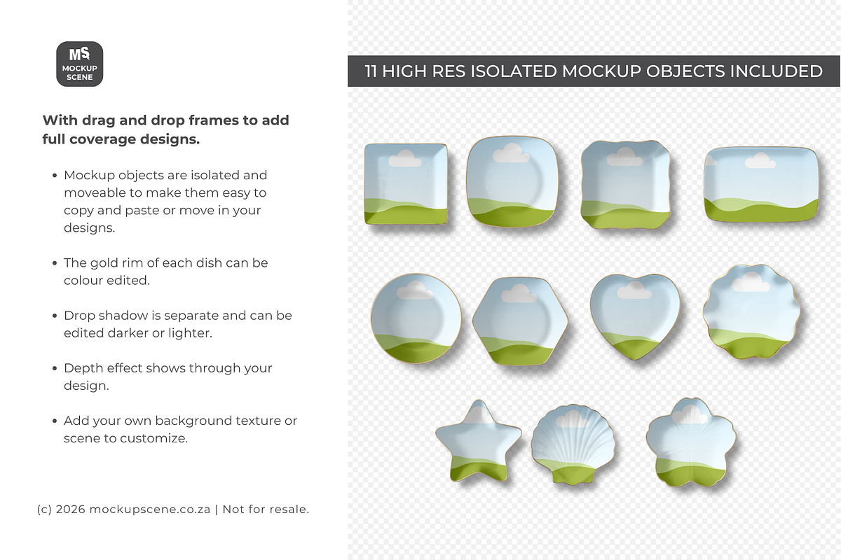 Ceramic Jewelry Dish Canva Mockup, a Household Mockup by Mockup Scene (Photo 3 of 12)