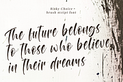 Risky Choice - Brush Script, a Script Font by Quothron (Thumbnail 3 of 6)