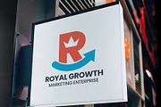 Royal Growth Marketing R Letter Logo, a Branding & Logo Template by Faisal Mehmood (Thumbnail 4 of 4)