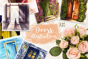Doors illustrations.