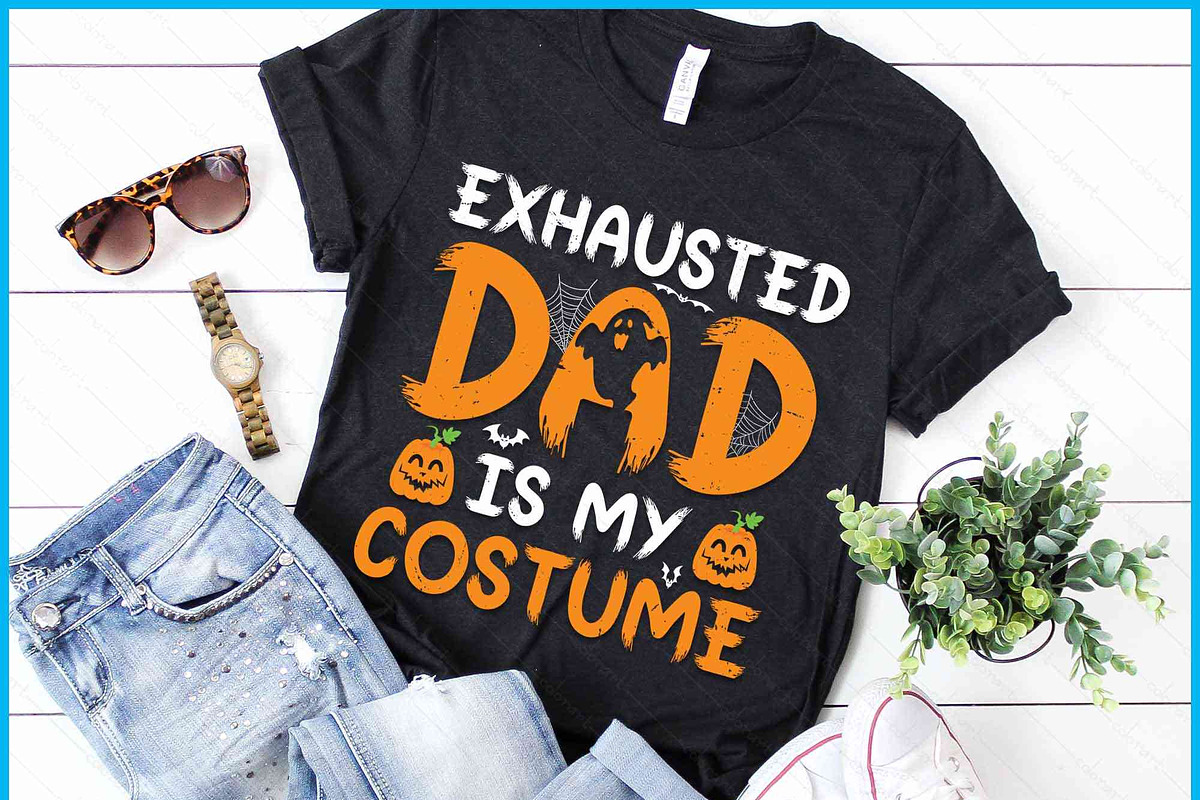 Exhausted Dad Halloween SVG, an Object Graphic by Creativeusart (Photo 1 of 4)