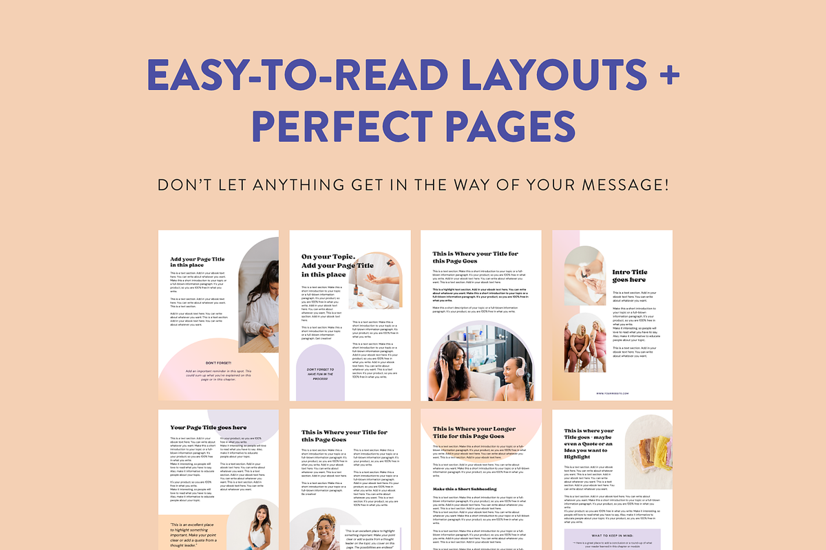 Coach Ebook Workbook Templates Canva, a Marketing Template by My Social Boutique (Photo 5 of 9)