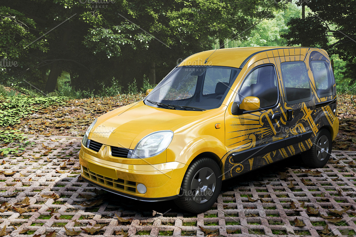 Vehicle Mock-up, a Mockup by IsometricWorld (Photo 6 of 12)