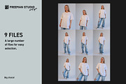 T-Shirt Mockup, a Shirt Mockup by Freeman Studio (Thumbnail 4 of 14)