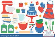 Baking Vectors & Clipart in Crayon, an Illustration by Amanda Ilkov (Thumbnail 1 of 4)