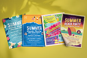 Bundle Summer Beach Party Flyer, a Flyer Template by Totem Design Studio (Thumbnail 1 of 5)