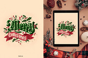 IPad Pro Christmas Photo Mockups, a Print Template by Letter Elfa Studio (Thumbnail 6 of 10)