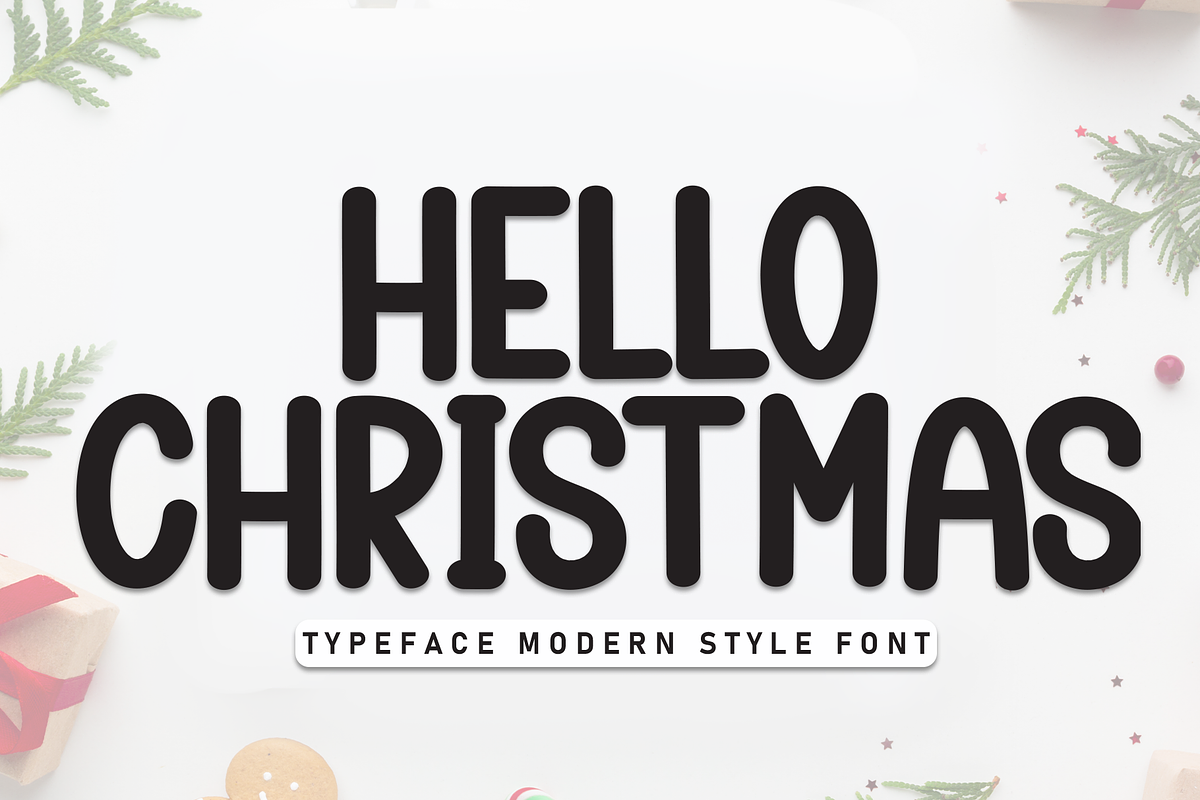 Hello Christmas | Script Font, a Script Font by Scratchones (Photo 1 of 8)
