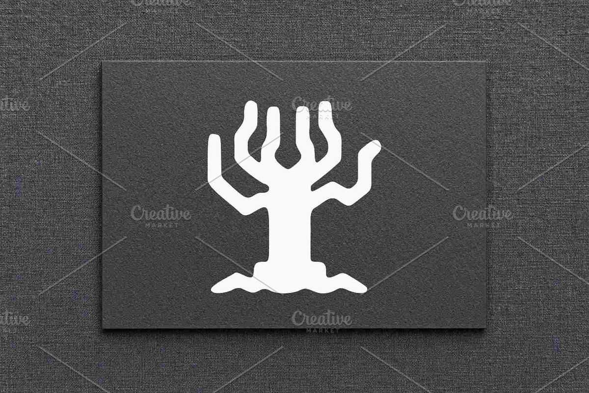 Creepy Tree Silhouette Vector, a Seasonal Illustration by Vectorium Studio (Photo 4 of 4)