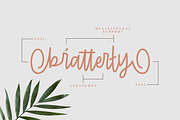 Bratterly - Monoline Script, a Script Font by Typehand Studio (Thumbnail 5 of 10)